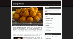 Desktop Screenshot of orange-frucht.de